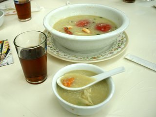 Day 1--- 06-02 Seng Chong Restaurant - famous water crab  rice congee we had