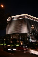 Day 1--- 07-03 On way back to hotel --- night scene of Venetian Resort