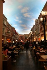 Day 1--- 01-06 Dining in Venetian Resort like dining outside