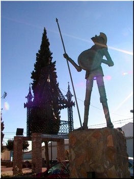 16_2_8_Rest Area & Windmills-01 Good statue decoration of Venta del Quijote rest area.jpg