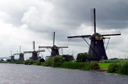Windmills in Kinderdijk near Rotterdam, Holland