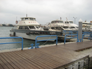 Boat we took to outlying islands