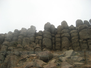 Basalt columns on Huching Isle