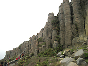 Basalt columns on Tungpan Isle