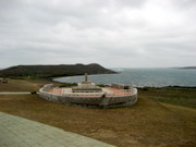 Snake-head Mountain --- Japanese Matsushima Battleship Wreck Monument