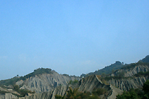 Moon mountain scene seen on Freeway 3 to Meinong