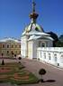 A view of Peterhof (Summer Palace) from the upper garden