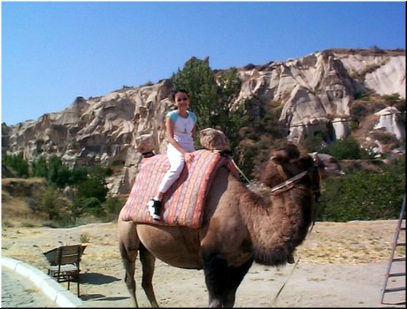31 Riding a camel in Goreme Valley, Turkey.jpg