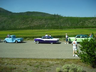 03-03-1 Encountering an antique car festival at park entrance