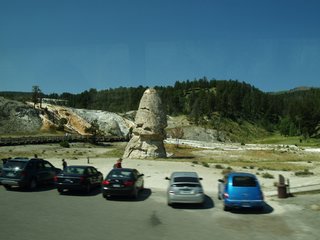 03-05-2 A funny stone (Liberty Cap) at Mammoth Hot Springs