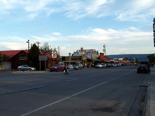 03-07-1 Street scene of West Yellowstone where we stayed overnight