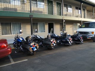 04-01-1 Harley Motorcycles seen at the motel