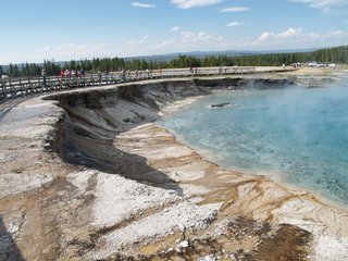 04-11-7 Midway Geyser Basin --- Excelsior Geyser Crater