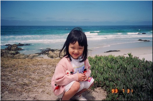 08 Cute Meimei at Pebble Beach in 17 Mile Drive (July 31).jpg