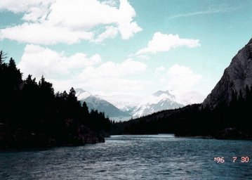 Canada 1996 --- 12 Bow Falls in Banff National Park (July 30).jpg