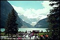 Canada 1996 --- 08 A full view of Louis Lake from Louis Castle Hotel (July 30).jpg