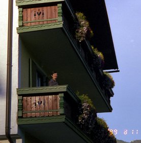 Austria 1999---08-10C 02-13 Teacher Huang in the veranda of the pension.jpg