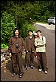 Austria 1999---08-10A 08 Three boys in worker clothes waiting to enter the mine .jpg