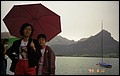 Austria 1999---08-10B 07 Mamma and Meimei in front of Wolfgangsee.jpg
