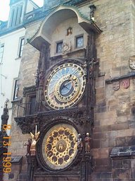 Czech 1999---08-13 08 The Old Town Clock in Prague, Czech.jpg