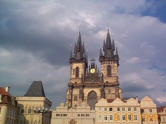 Czech 1999---10-04 02 Virgin Mary of Tyn Church  in Old Town Square.jpg