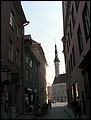 Estonia 2002---D1-02 04 A view of Town Hall Tower through a narrow lane.jpg