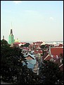 Estonia 2002---D1-03 07 A third view of the town in the direction of port with the tower of St. Olaf's Church at left.jpg