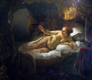 B1--05 A painting by Rembrandt 'Danae' - Hermitage, St. Petersburg, Russia.JPG