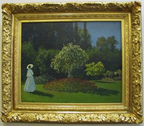 B1--06 A painting by Monet 'Lady in the Garden' - Hermitage, St. Petersburg, Russia.JPG