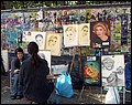 D6--04 Portrait drawing stand in Arbat Street, Moscow, Russia.JPG