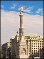 Spain 2002 - 04---2_6_Columbus Square in Madrid --- 01 A monument in memory of Columbus.JPG
