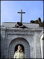 Spain 2002 - 07---2_7_Valle de Los Caidos --- 03 Meimei in front of the monument.jpg