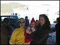Spain 2002 - 16---2_8_Rest Area & Windmills --- 08 Meimei with a baby and his mother who is the boss of the store.jpg
