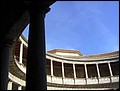 Spain 2002 - 26---2_10_Alhambra - Palace --- 07 A palace with a circular courtyard and square outside walls.jpg