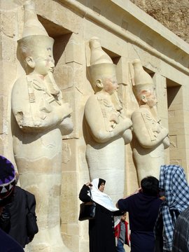 Egypt 2004---D04-03-06 Osiride pillars with Hatshepsut statues.JPG