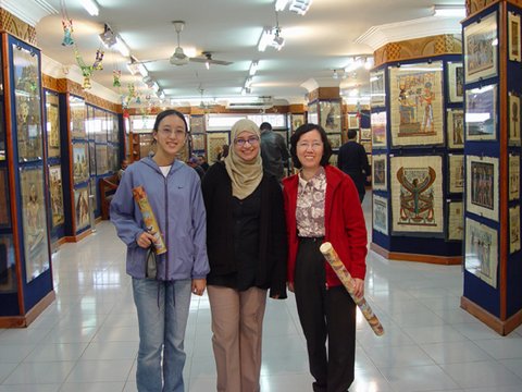 Egypt 2004---D10-02-03 A papyrus painting shop we visited in Cairo.jpg