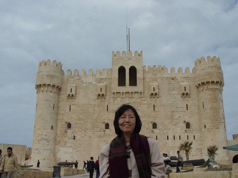Egypt 2004---D11-05-04 A shot in front of Fort Qaitbey in Alexandria.jpg