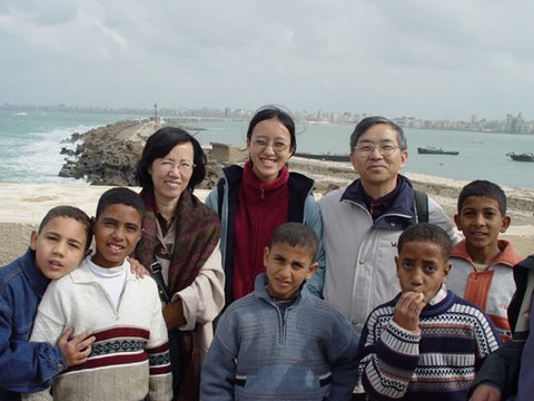 Egypt 2004---D11-05-07 We took a picture with many young people there.jpg