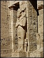 Egypt 2004---D04-05-04 Ramses III statue in Habu Temple in West Luxor.jpg