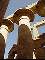 Egypt 2004---D05-01-10 Some lotus-style columns  in Karnak Temple.JPG