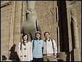 Egypt 2004---D07-03-07 Statue of God Horus in the Temple of Edfu.jpg
