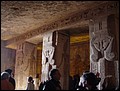 Egypt 2004---D08-02-18 Osiride pillars with Hathor statues in the temple.JPG