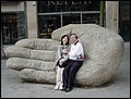 Day 04.05 (Belgium)-A palm of a giant Antigoon which was cut away by a hero Brabo, according to a folklore of Antwerp.jpg