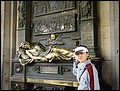 Day 05.04 (Belgium)-Touching the Charles Buls' work, Everard t'Serclaes (a 14th century hero), to make a wish is a tradition.jpg
