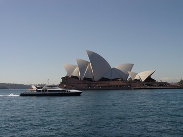 Australia 2006---03-02-12 Sydney Opera House seen from the Rocks area in Sydney.jpg