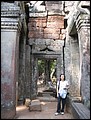 Cambodia 2006 --- Day 02-05 Ta Prohm --- 01 In front of a 'framed drawing' in Ta Prohm Temple.jpg
