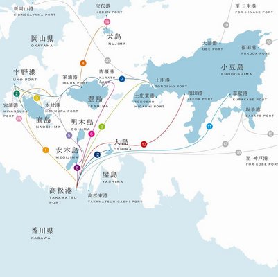 03-04-03_A map showing Uno Port in Honshu from there to go to Kurashiki.jpg