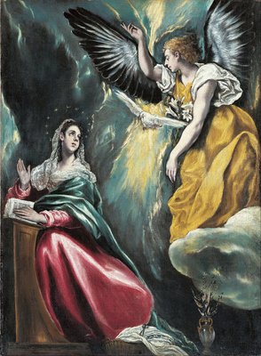 03-06-04_An artwork named Annunciation by El Greco or his workshop in 17th century (obtained from the museum website).jpg