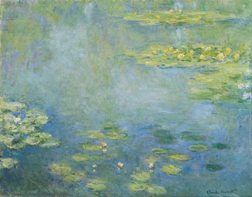 03-06-05_A painting named Water Lilies by Claude Monet, circa 1906 (image obtained from the museum website).jpg