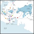 03-04-03_A map showing Uno Port in Honshu from there to go to Kurashiki.jpg